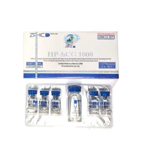 HCG ZPHC — 5 000 IU kit (5 vials × 1 000 IU)