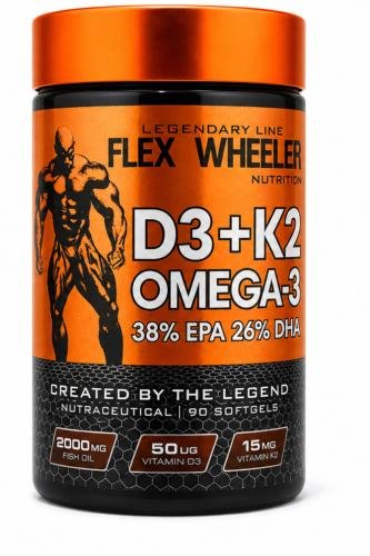 Flex Wheeler D3 + K2 Omega-3