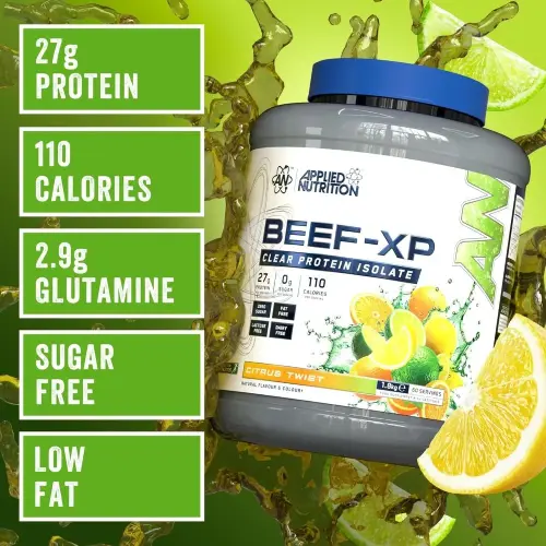 ابلايد نيوترشن بروتين بيف اكس بي نكهة الحمضيات 1.8 كجم Applied Nutrition Protein Beef XP Citrus Twist