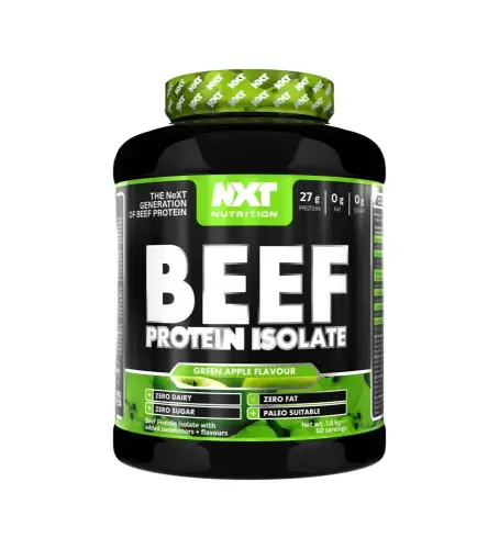 نكس بيف بروتين بنكهة التفاح الأخضر 1.8kg