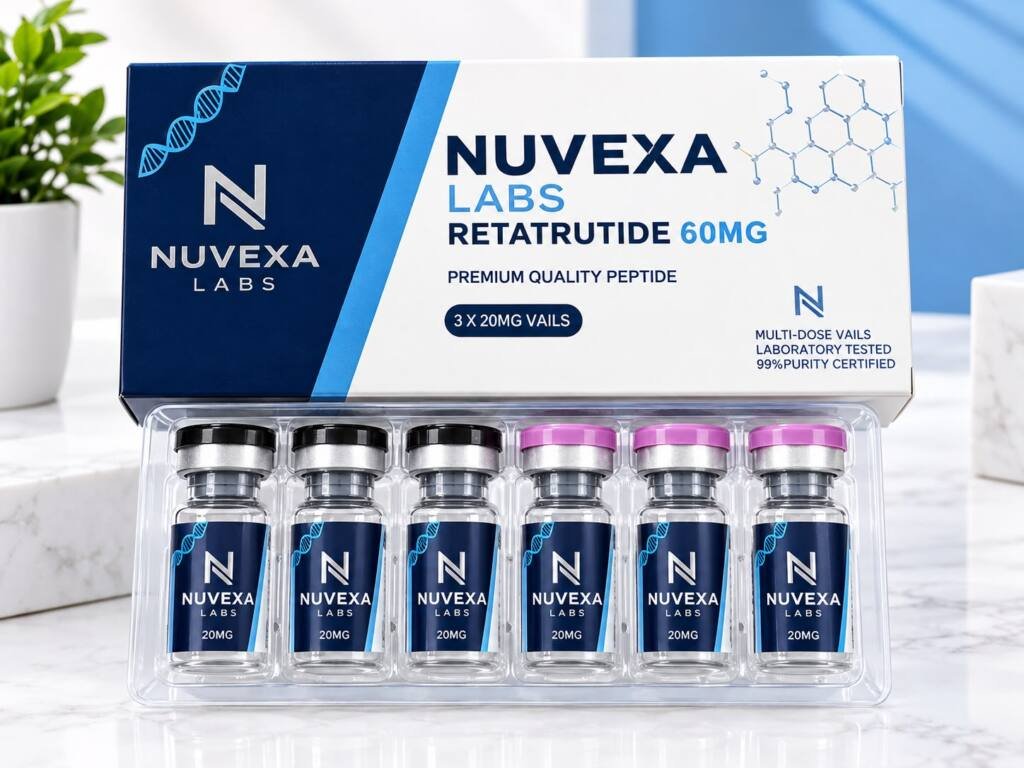 NUVEXA LABS RETATRUTIDE 60MG – 3 × 20MG